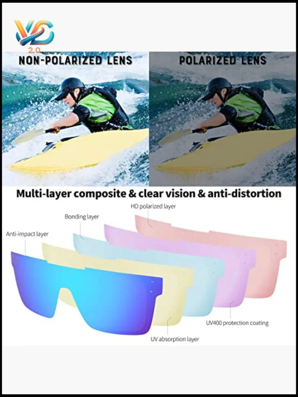 Oversized Square Flat Top Shield Sunglasses Retro Y2K Trendy